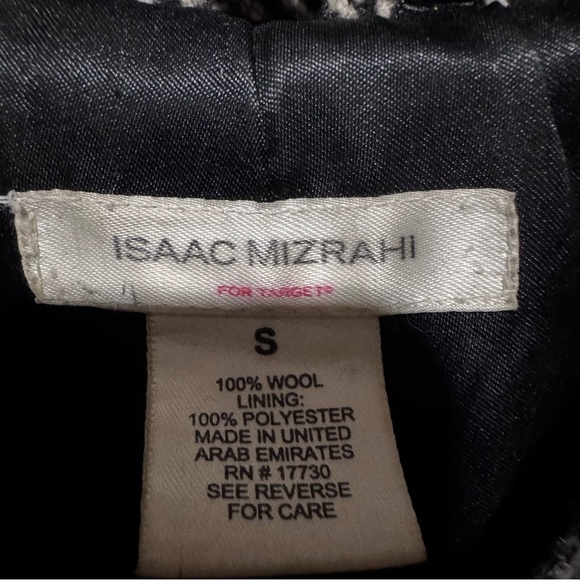 Isaac‎ Mizrahi for Target Herringbone Wool Coat – Women’s Small - Picture 7 of 10